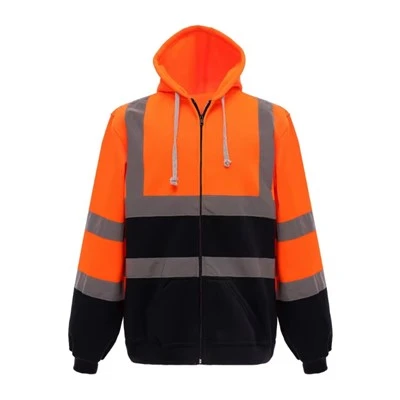 Sweat à capuche réfléchissant à 100% en coton